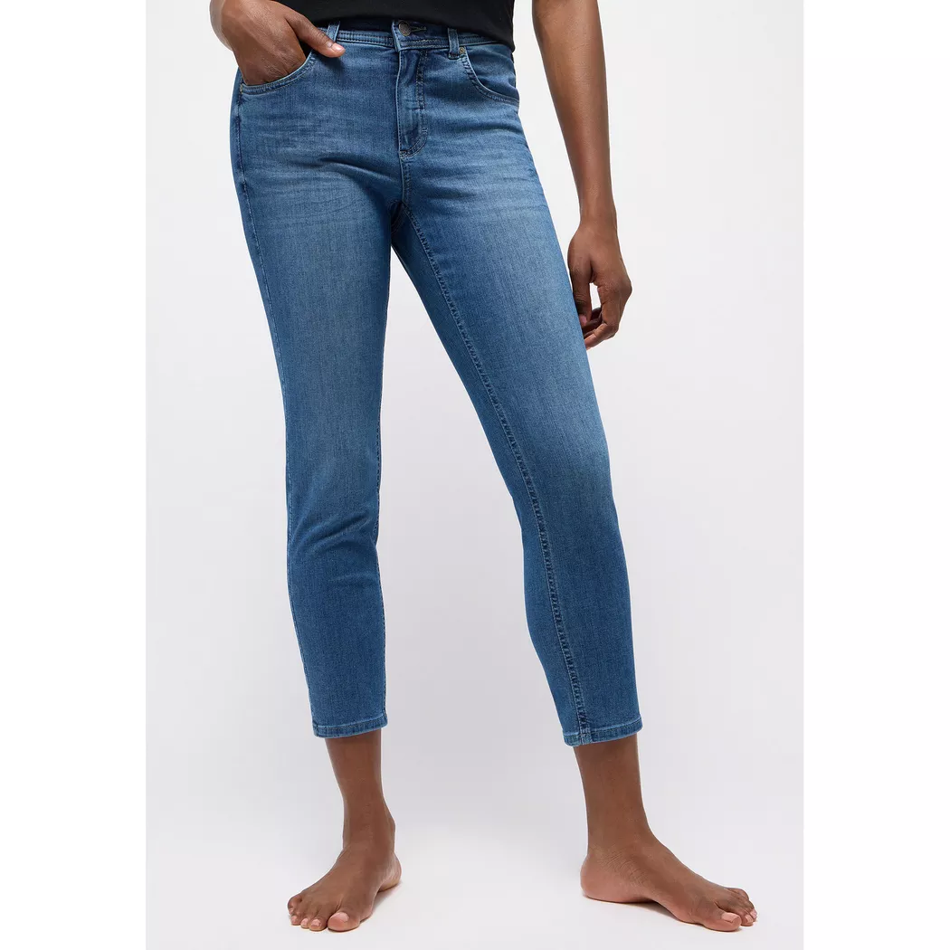 Angels - 5-Pocket Denim 7/8, für Damen, Blau Denim, Größe 36