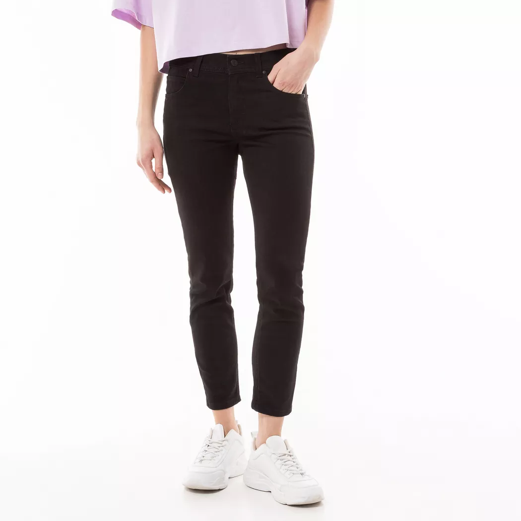 Angels - 5-Pocket Denim 7/8, für Damen, Black, Größe 34