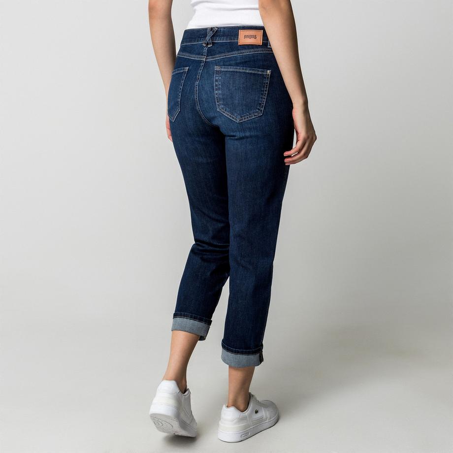 ANGELS Darleen Straight Leg Cropped Jeans  