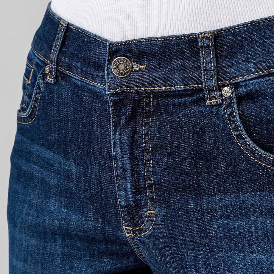 ANGELS Darleen Straight Leg Cropped Jeans  