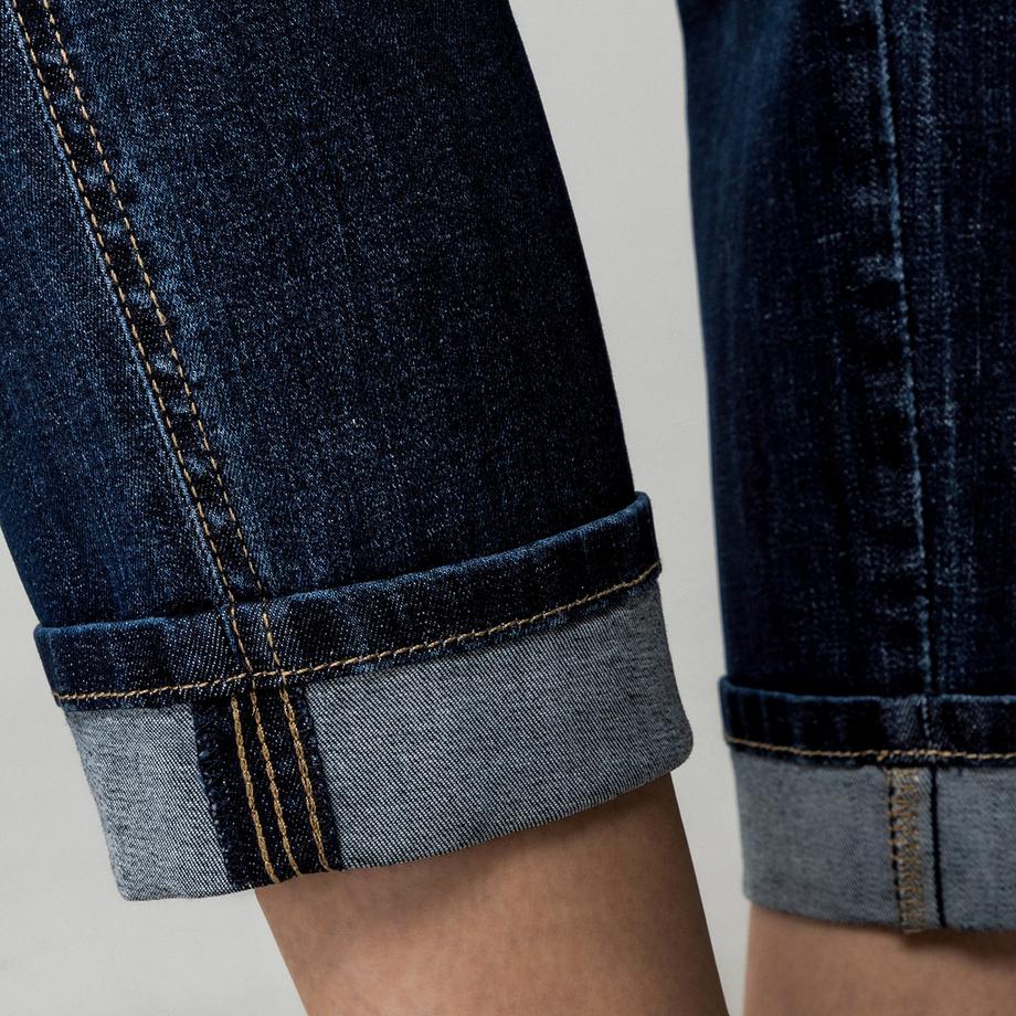 ANGELS Darleen Straight Leg Cropped Jeans  