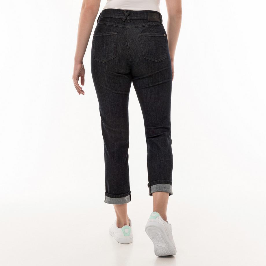 ANGELS Darleen Straight Leg Cropped Jeans  