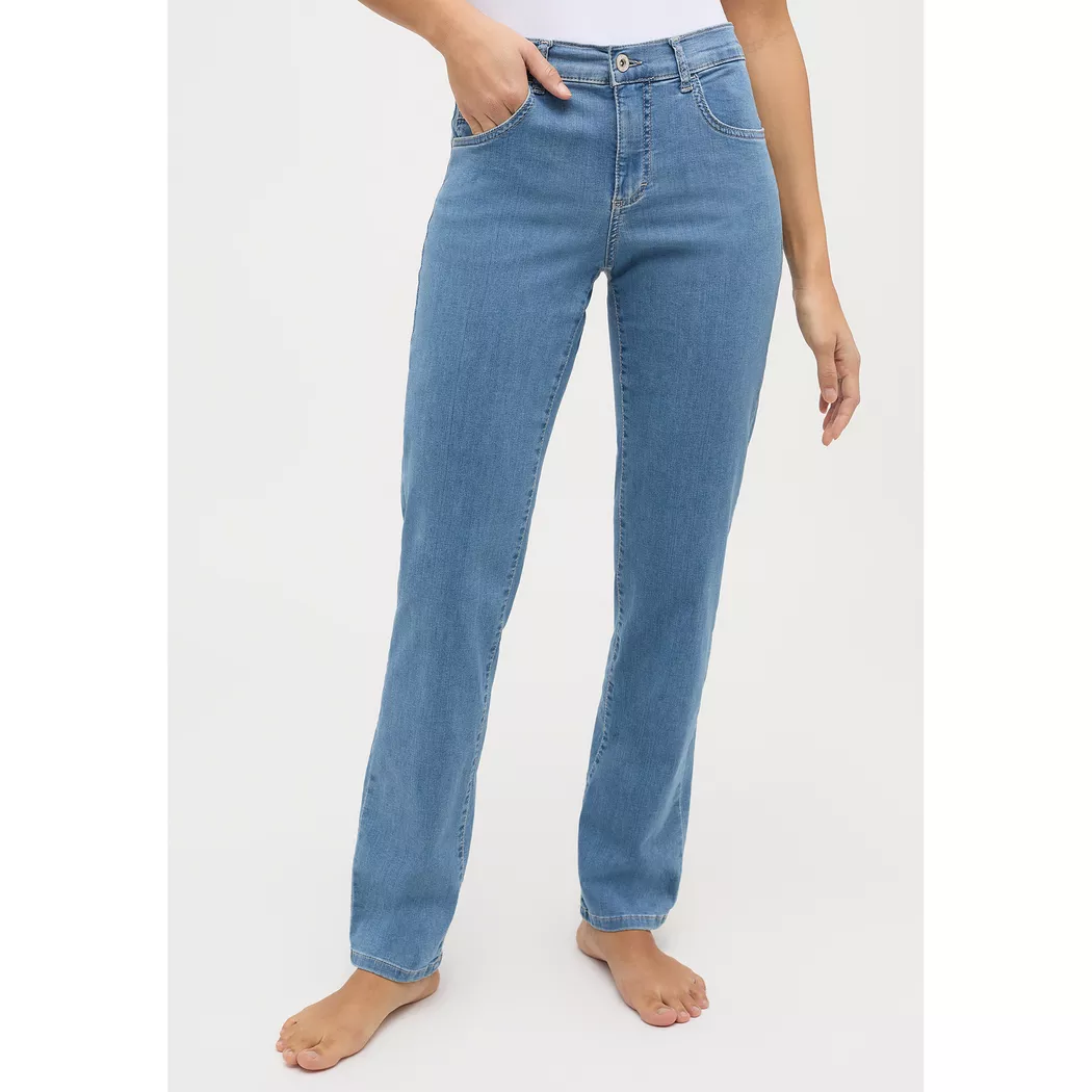 Angels - 5-Pocket Hose, Slim Fit, für Damen, Blau Denim, Größe W34/L30