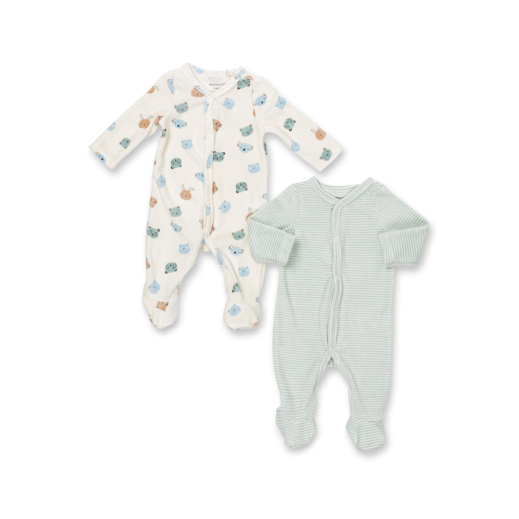 Manor Baby  Lot de 2 bodys, manches longues 