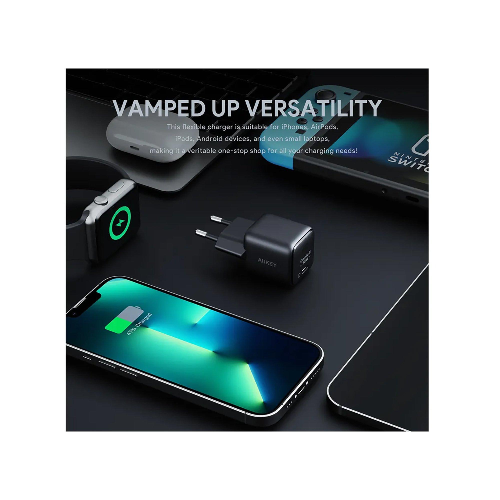 AUKEY AUKEY     Minima 30W GaN USB-C Wall charger USB Charger
 