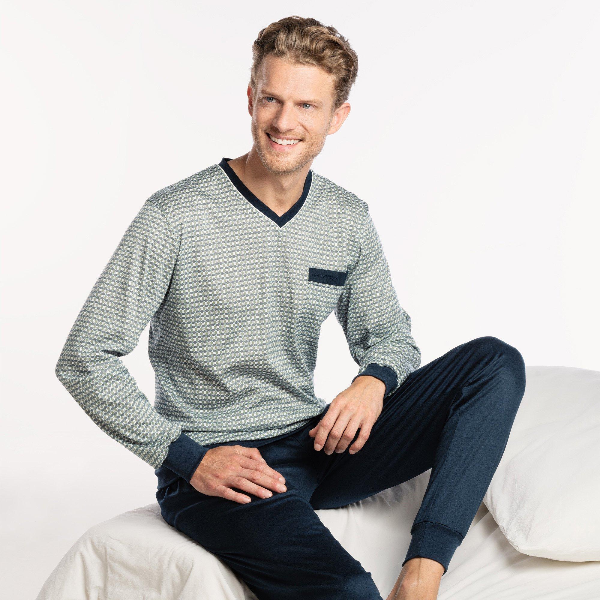 Image of Pyjama Set, Kurz Herren Kiwi L