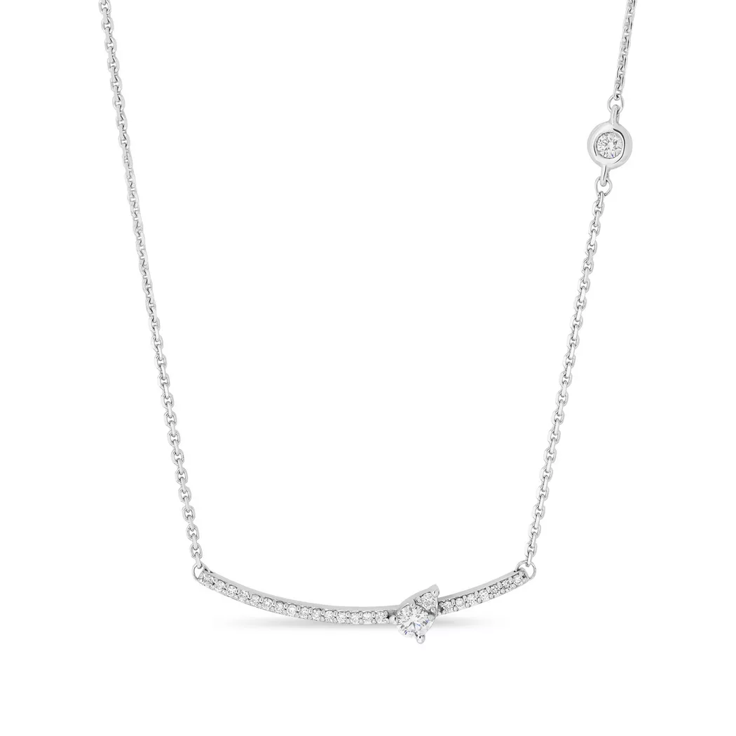 ZEN DIAMOND - Halskette, 45cm, Weissgold 2