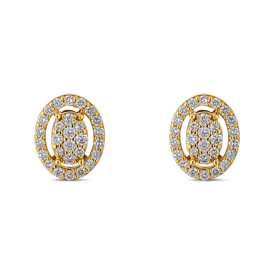 ZEN DIAMOND - Ohrringe, One Size, Gelbgold 2