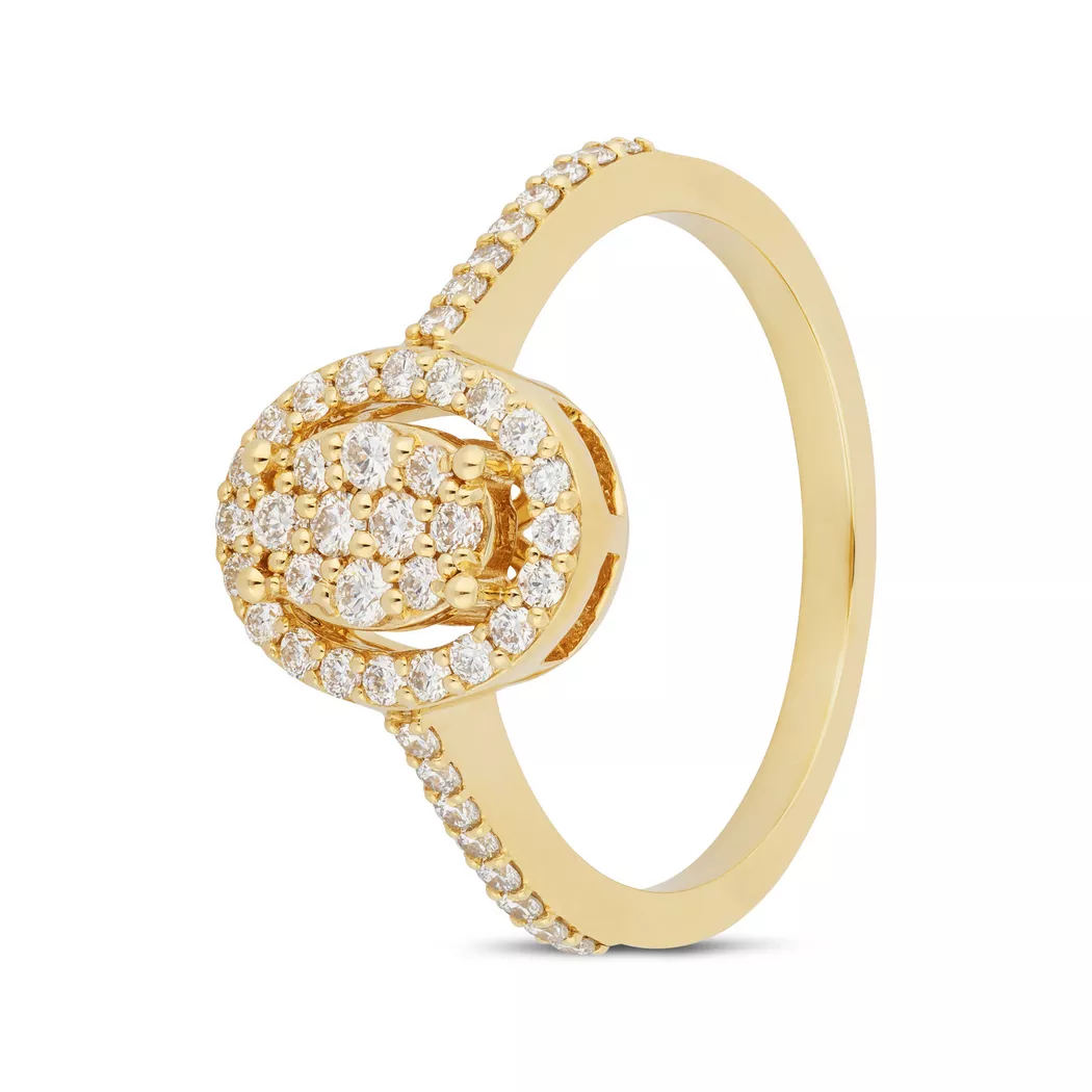 ZEN DIAMOND - Ring, 54, Gelbgold