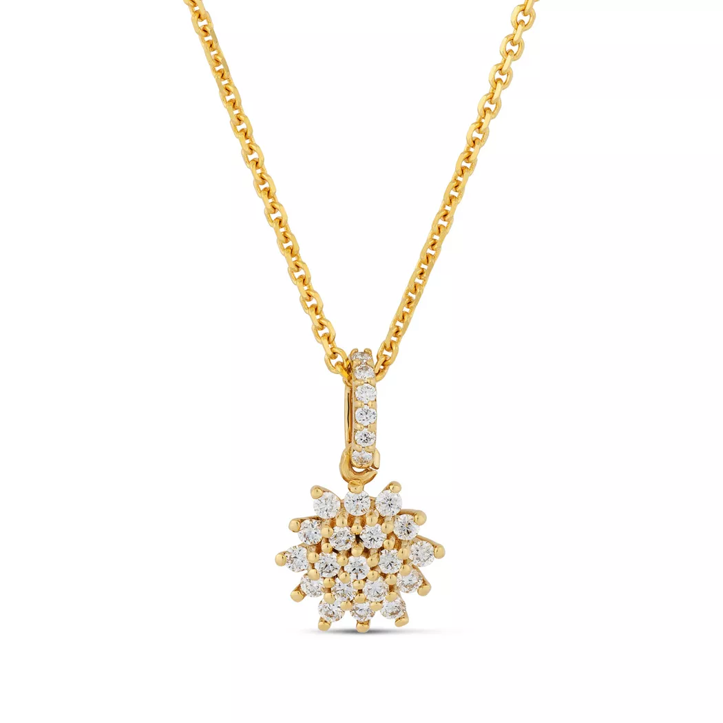 ZEN DIAMOND - Halskette, 45cm, Gelbgold 4