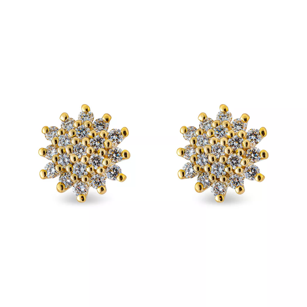 ZEN DIAMOND - Ohrringe, One Size, Gelbgold 3