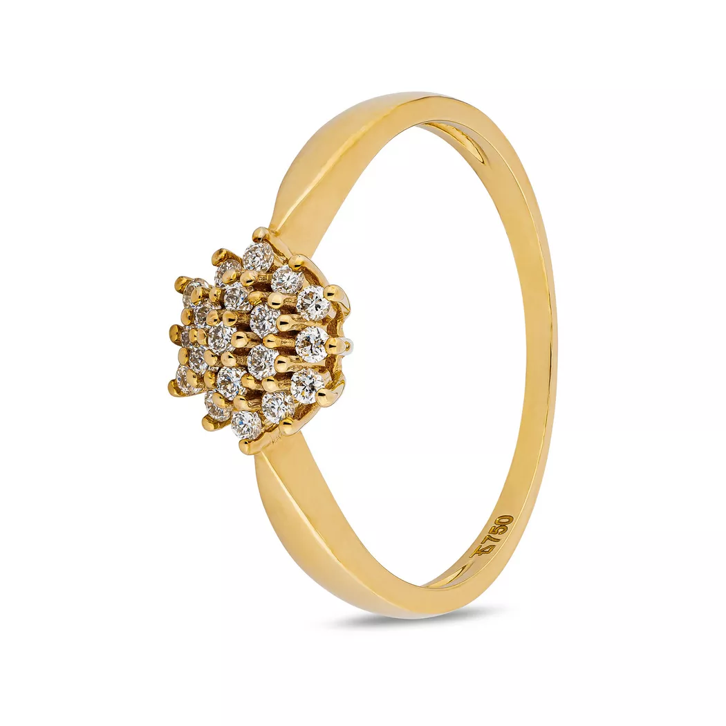 ZEN DIAMOND - Ring, 52, Gelbgold 5