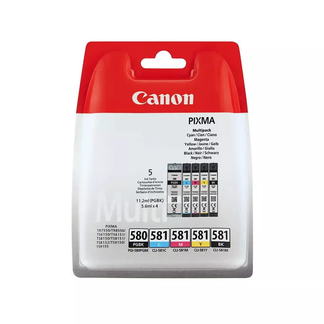 Canon – PGI-580/CLI-581 PGBK/C/M/Y/BK MULTI, Tintenpatronen