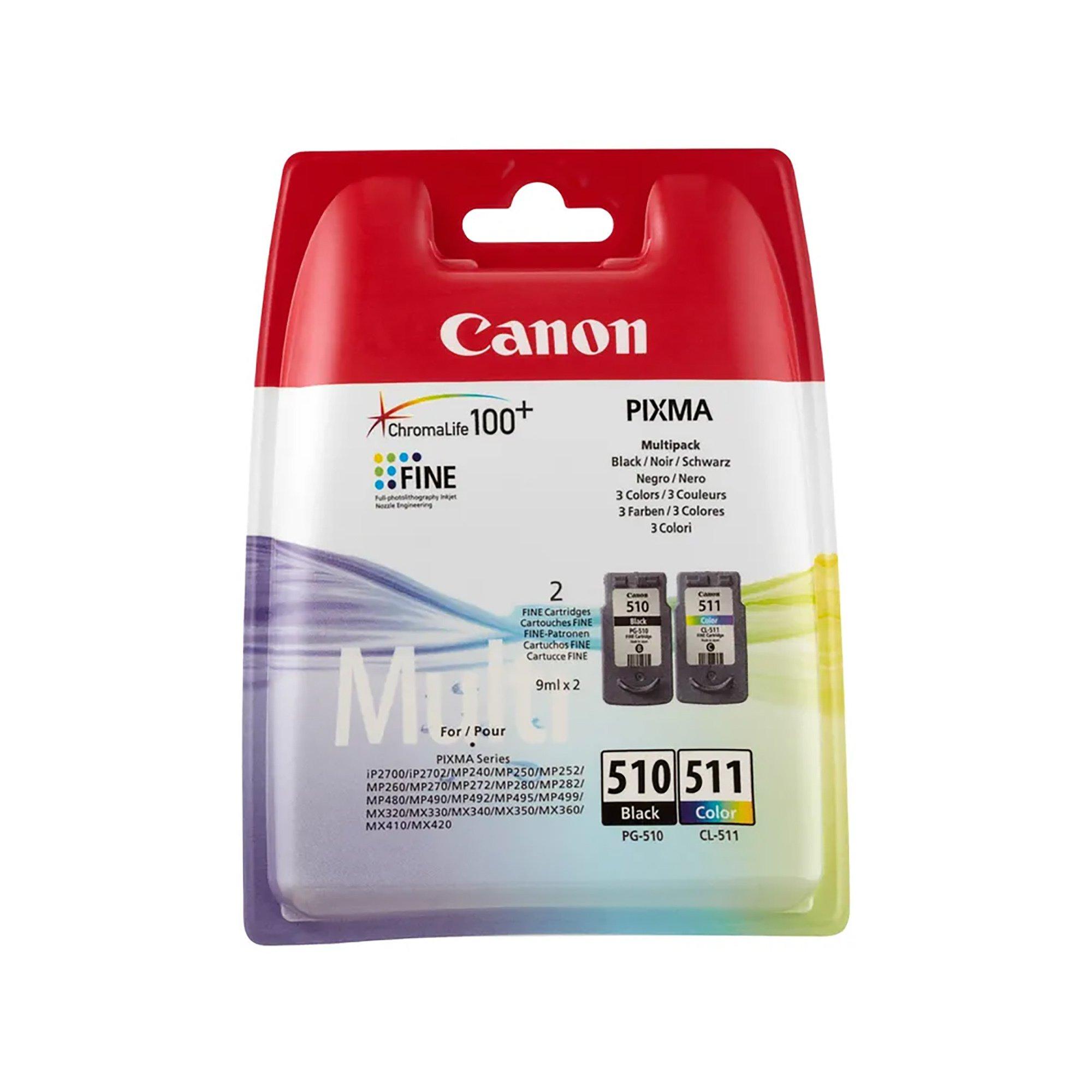 Canon Canon PG-510/CL-511 Photo Valuepack Cartucce d'inchiostro 