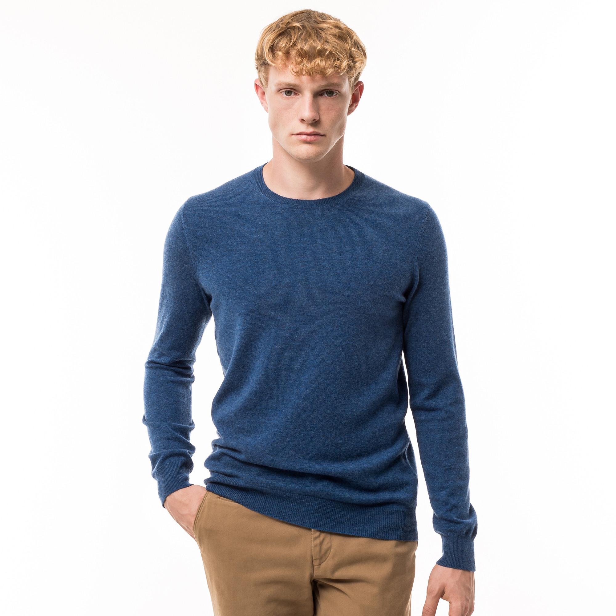 Manor Man  Pullover Merino, Rundhals 