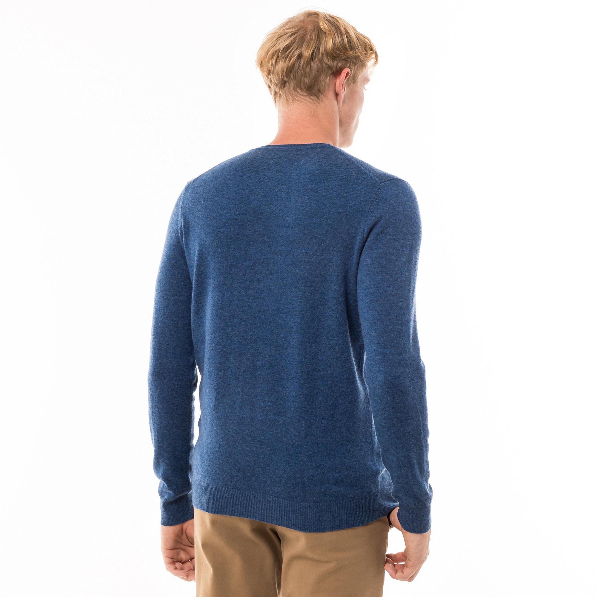 Manor Man  Pullover Merino, Rundhals 