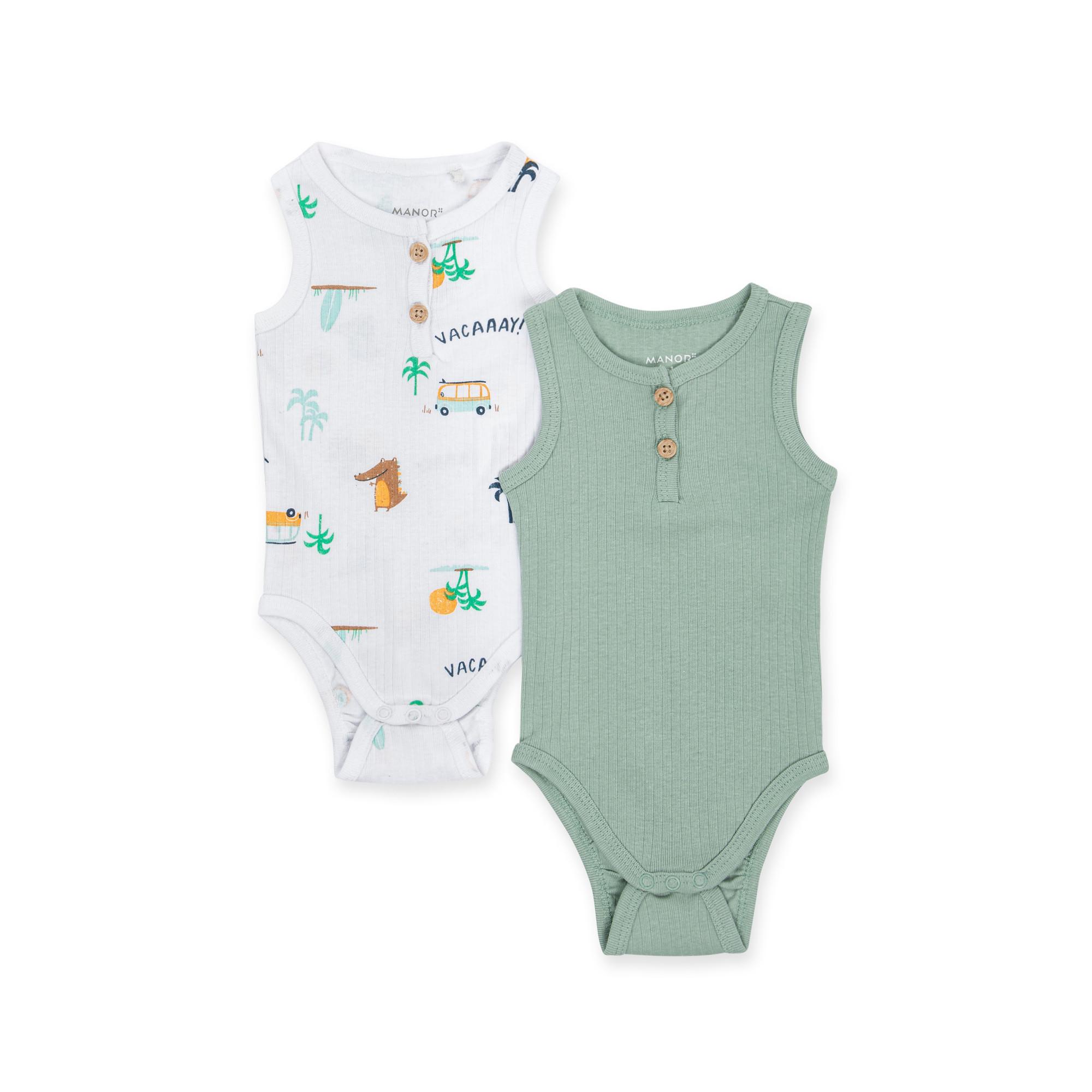 Manor Baby  Body senza maniche, 2-pack 