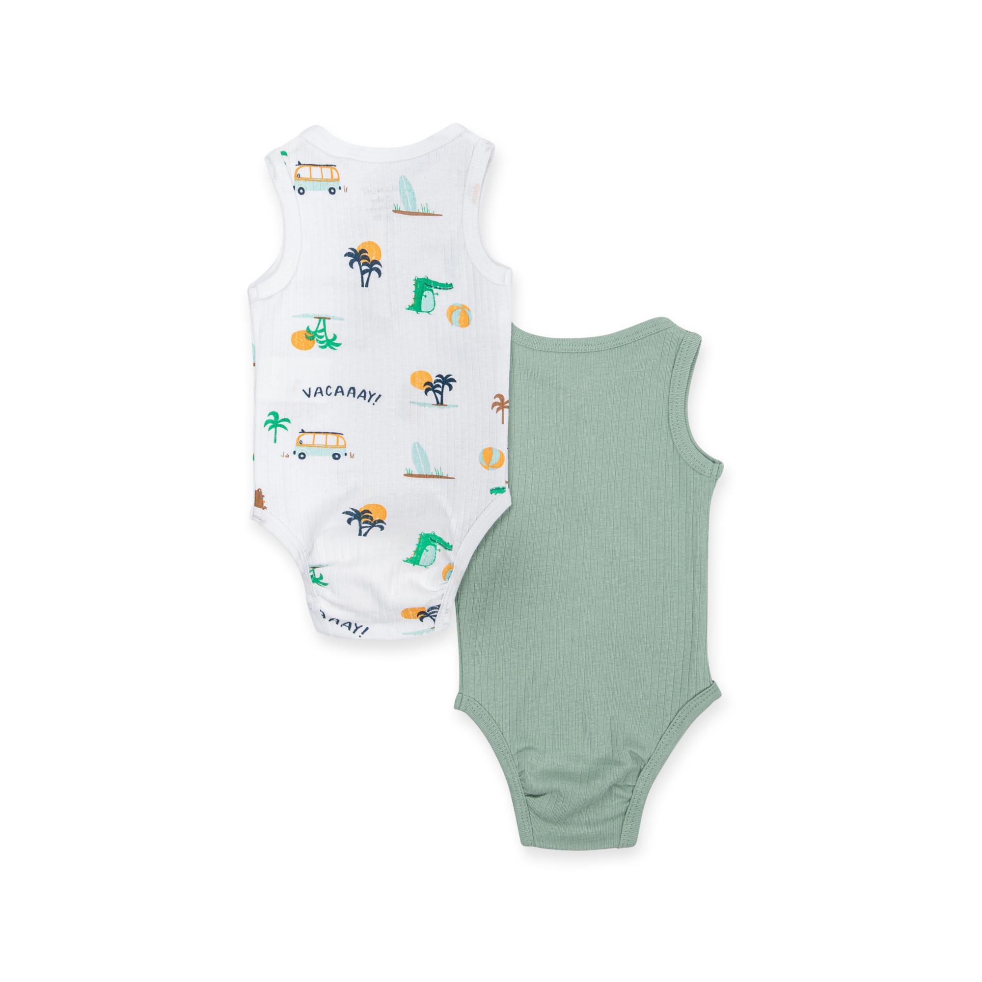 Manor Baby  Lot de 2 bodys, sans manches 