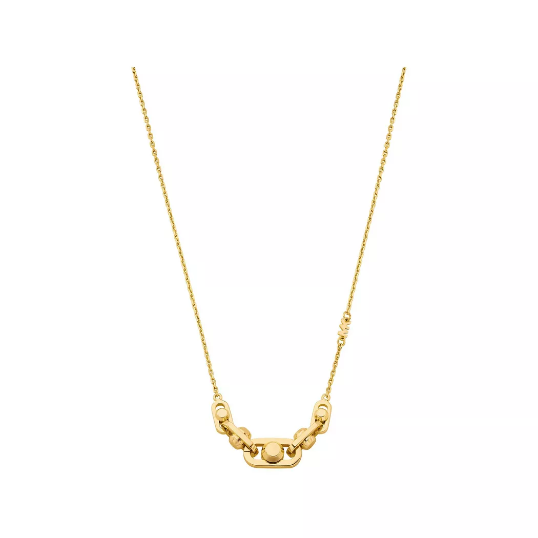 Kette mit Anhänger MICHAEL KORS "Schmuck Geschenk Silber 925 Halsschmuck PREMIUM", gold (gelbgoldfarben), Halsketten, Damen, Silber 925 (Sterlingsilber), L: 45,5, glänzend 3