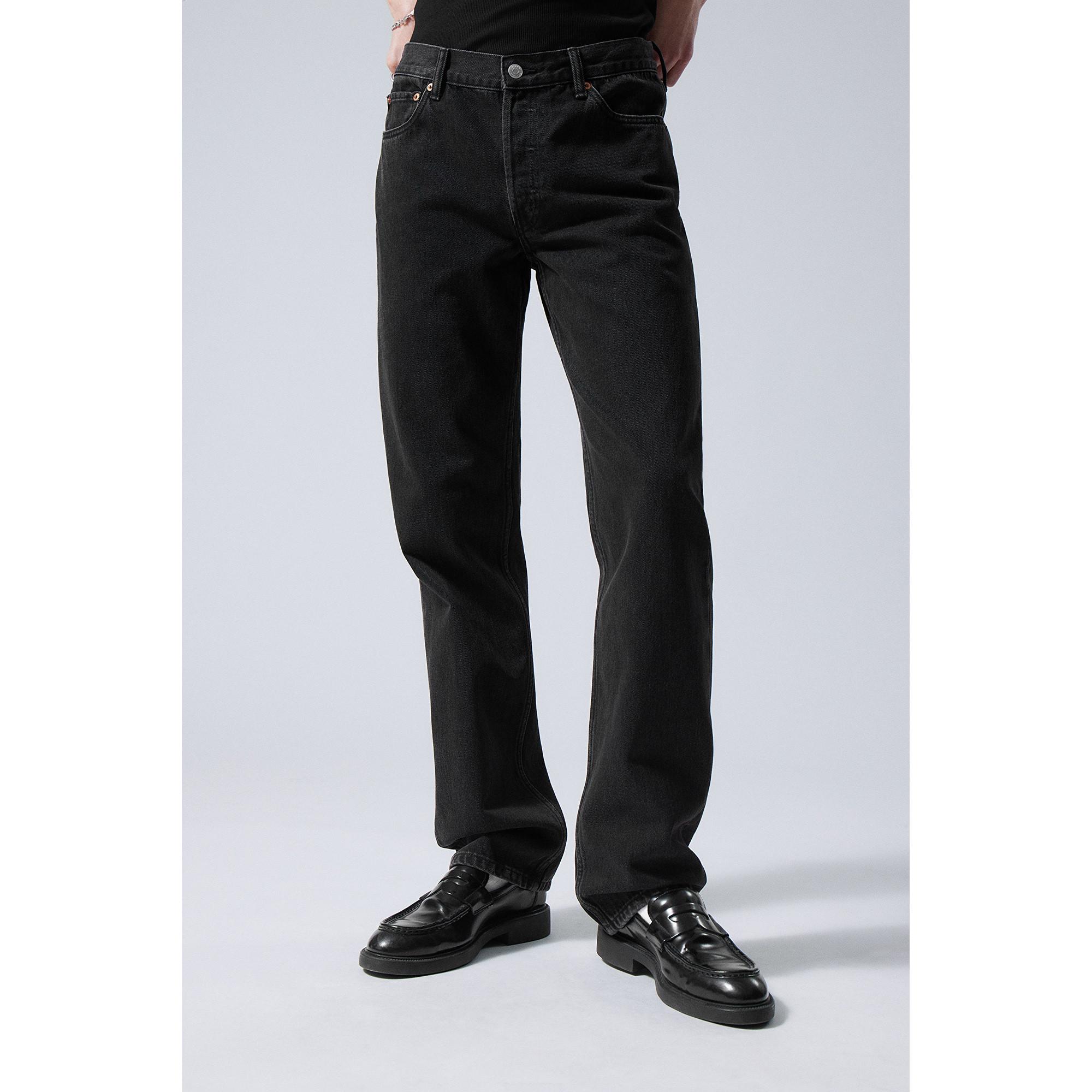Image of Jeans, Regular Fit Herren Black L34/W33