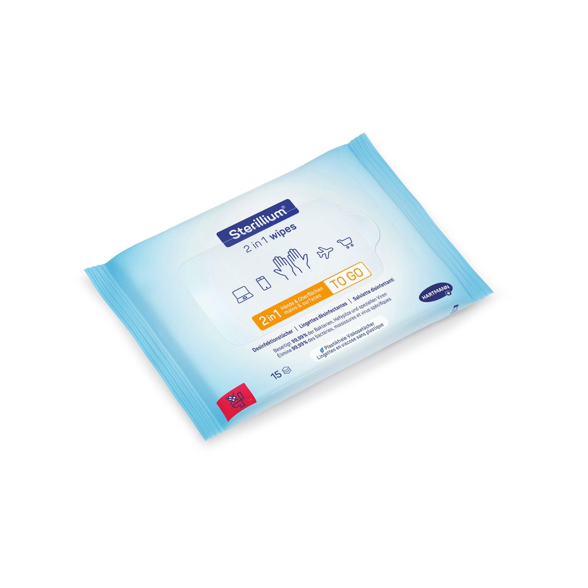 Sterillium  Lingettes désinfectantes 2in1 