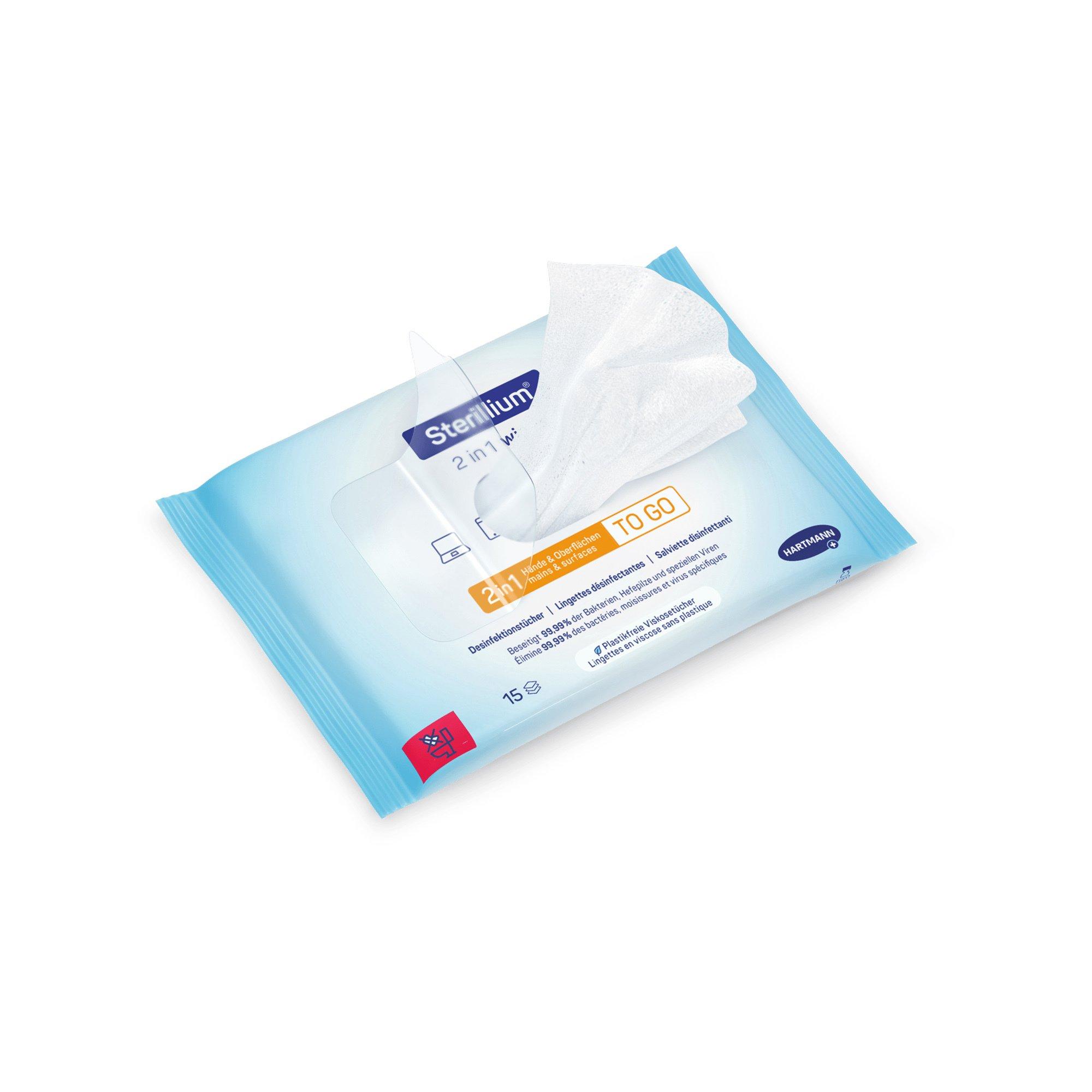 Sterillium  Lingettes désinfectantes 2in1 