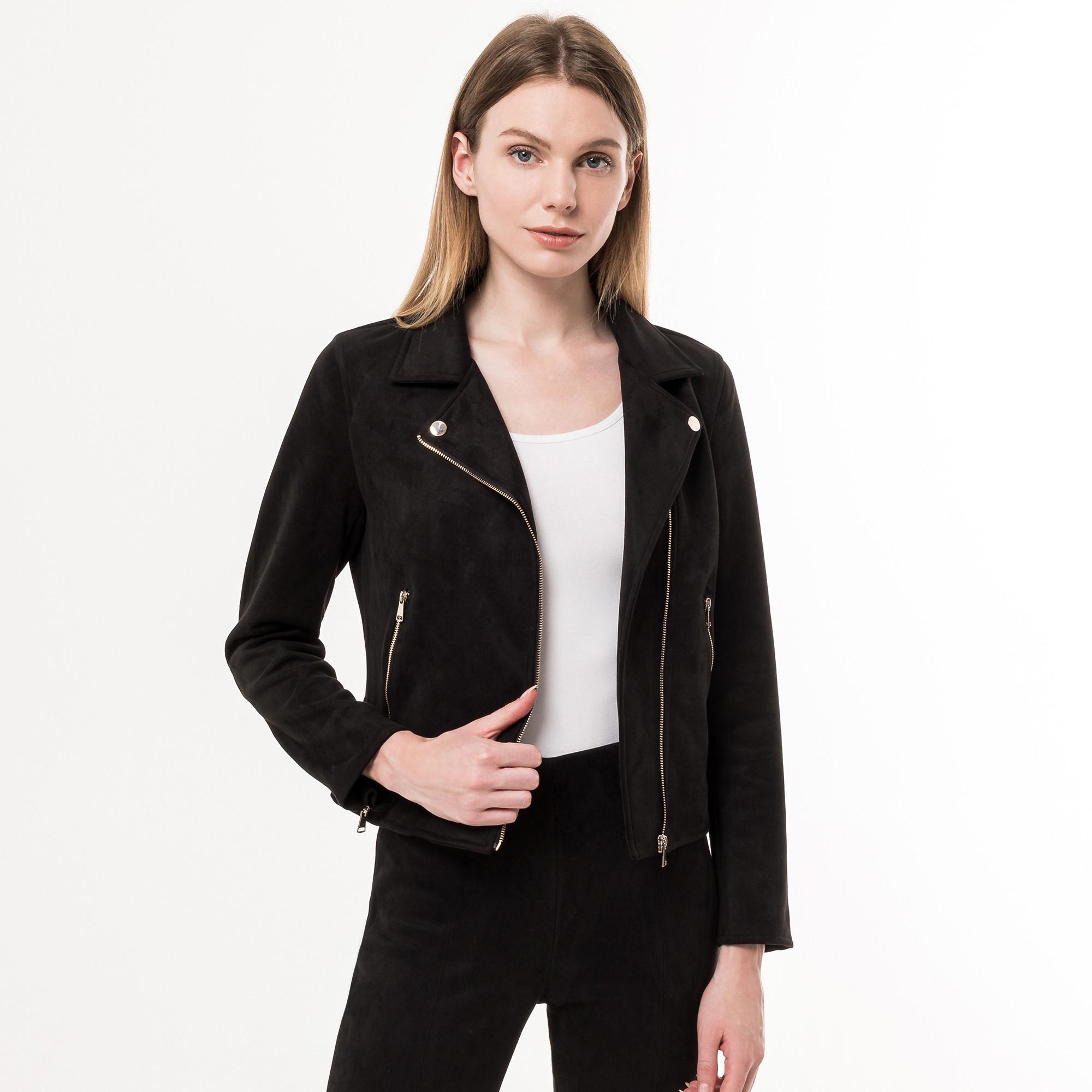 Manor Woman FAKE SUEDE BIKER Bikerjacke 