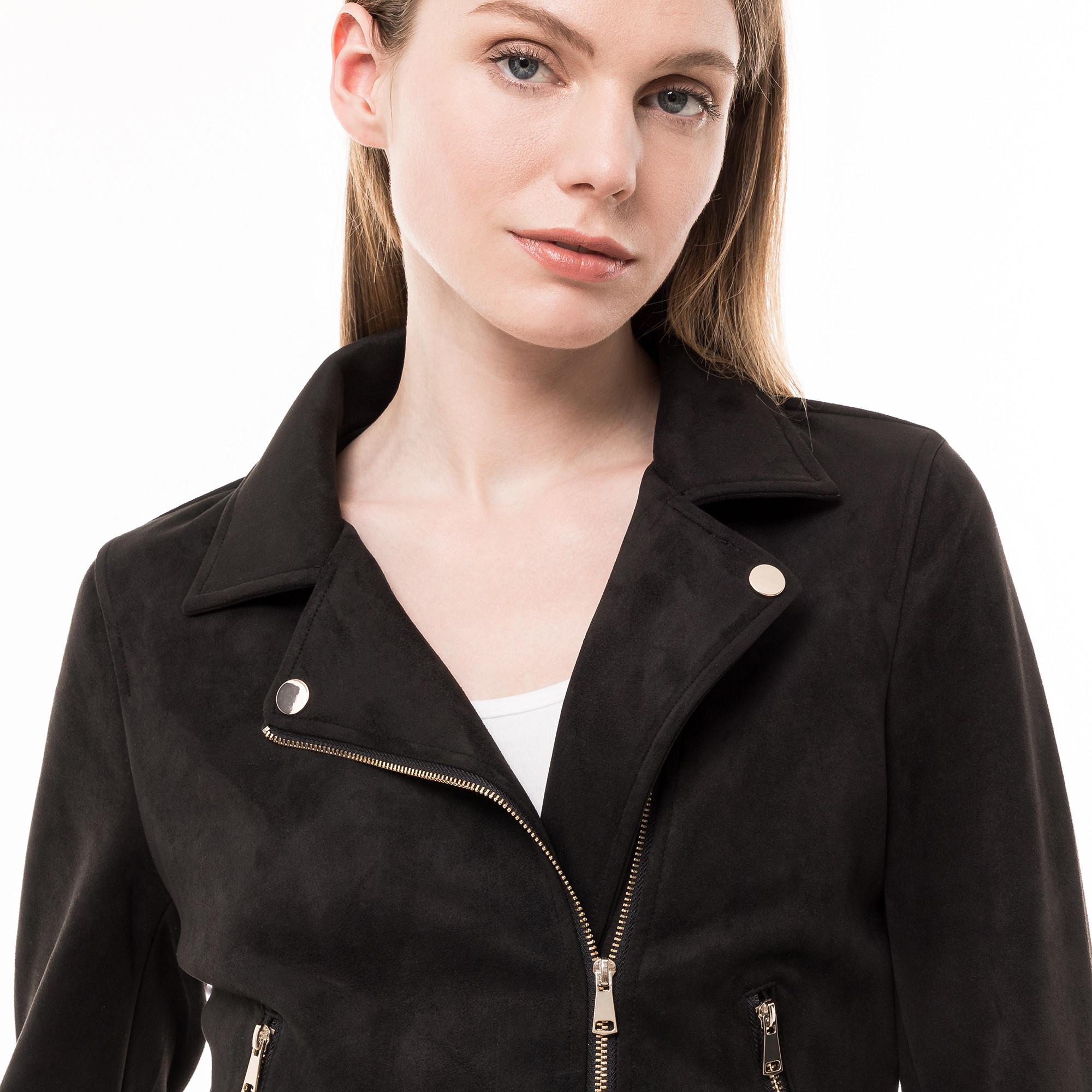 Manor Woman FAKE SUEDE BIKER Veste biker 