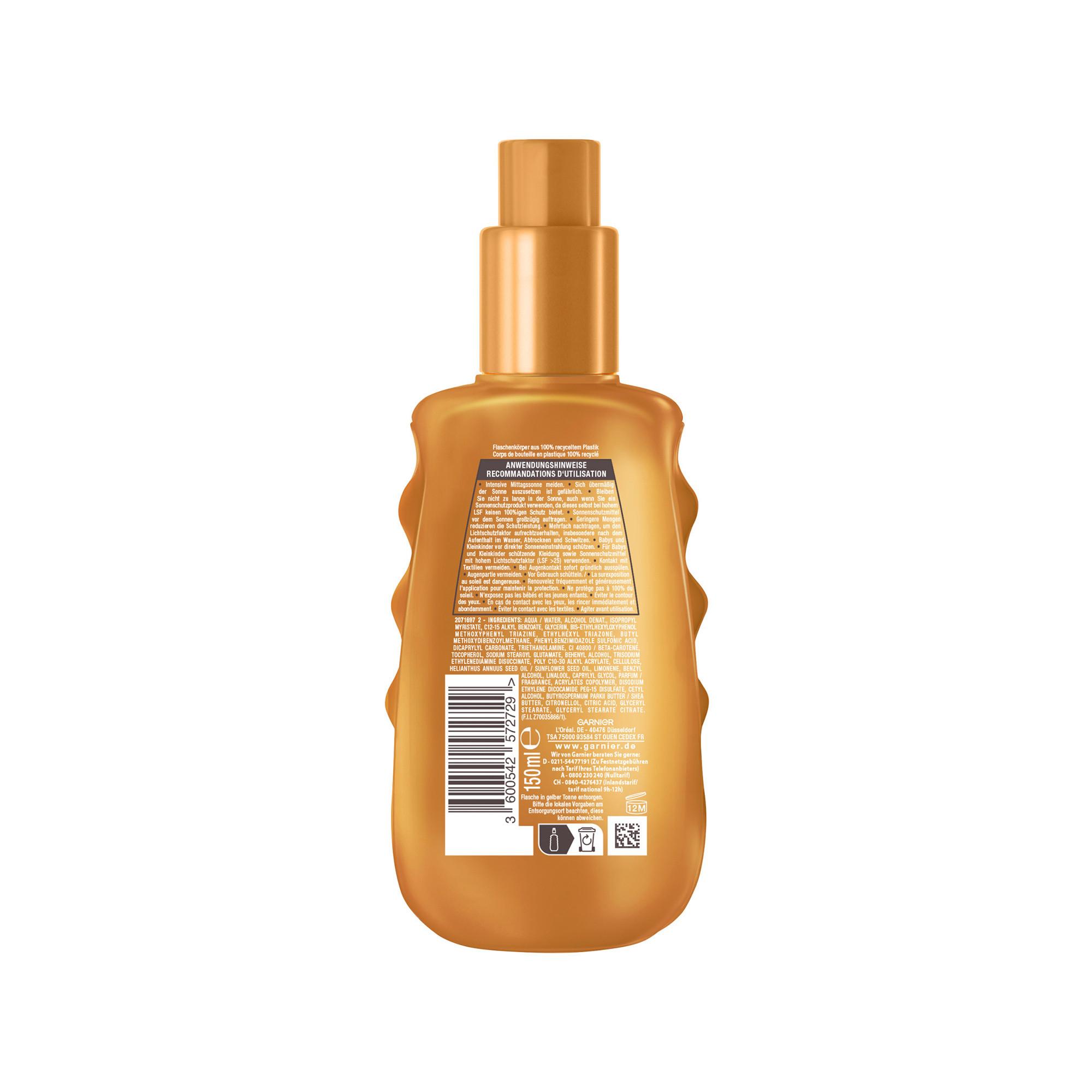 GARNIER  Ideal Bronze Milk-in-Spray Spray de protection solaire FPS 50 