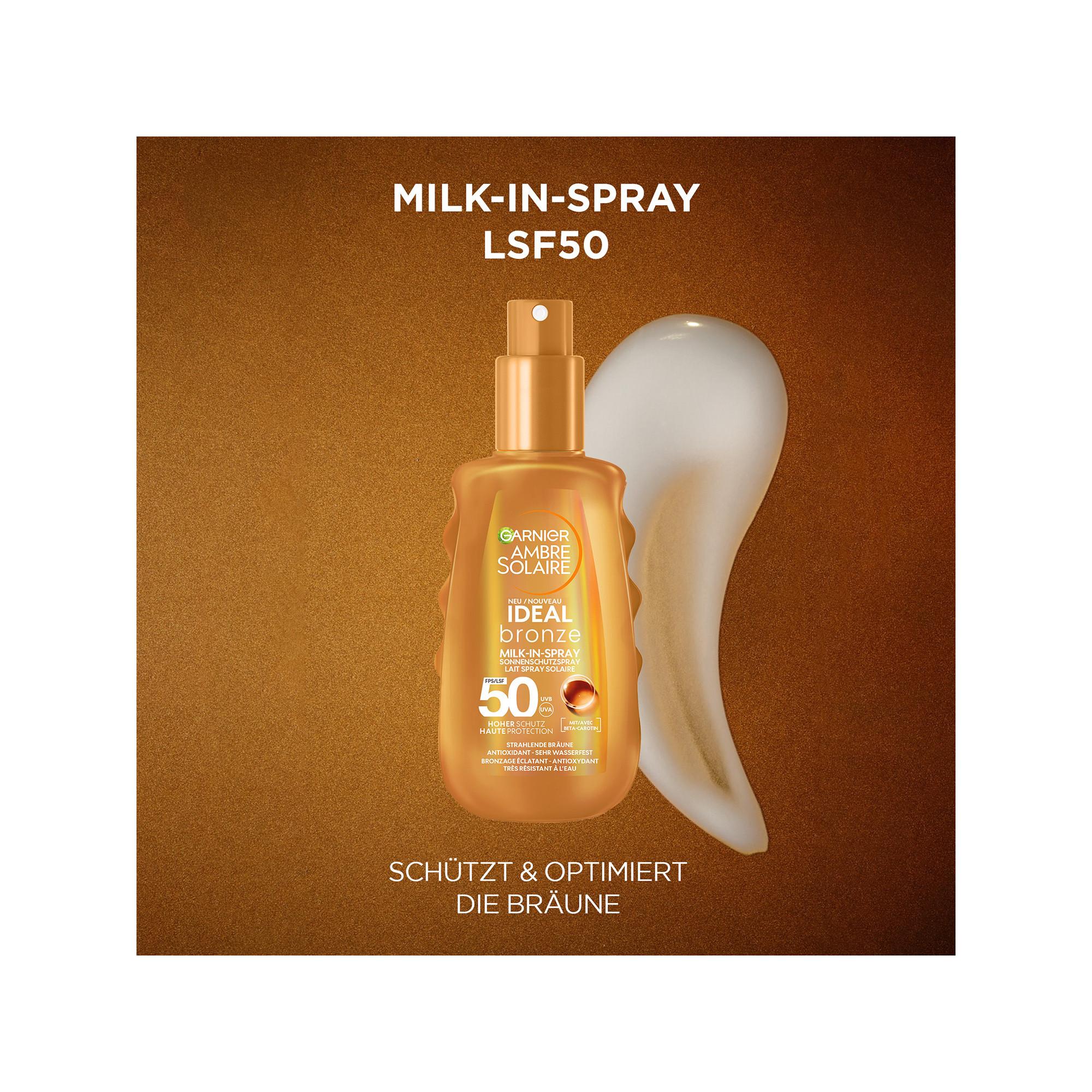 GARNIER  Ideal Bronze Milk-in-Spray Sonnenschutzspray mit LSF 50 