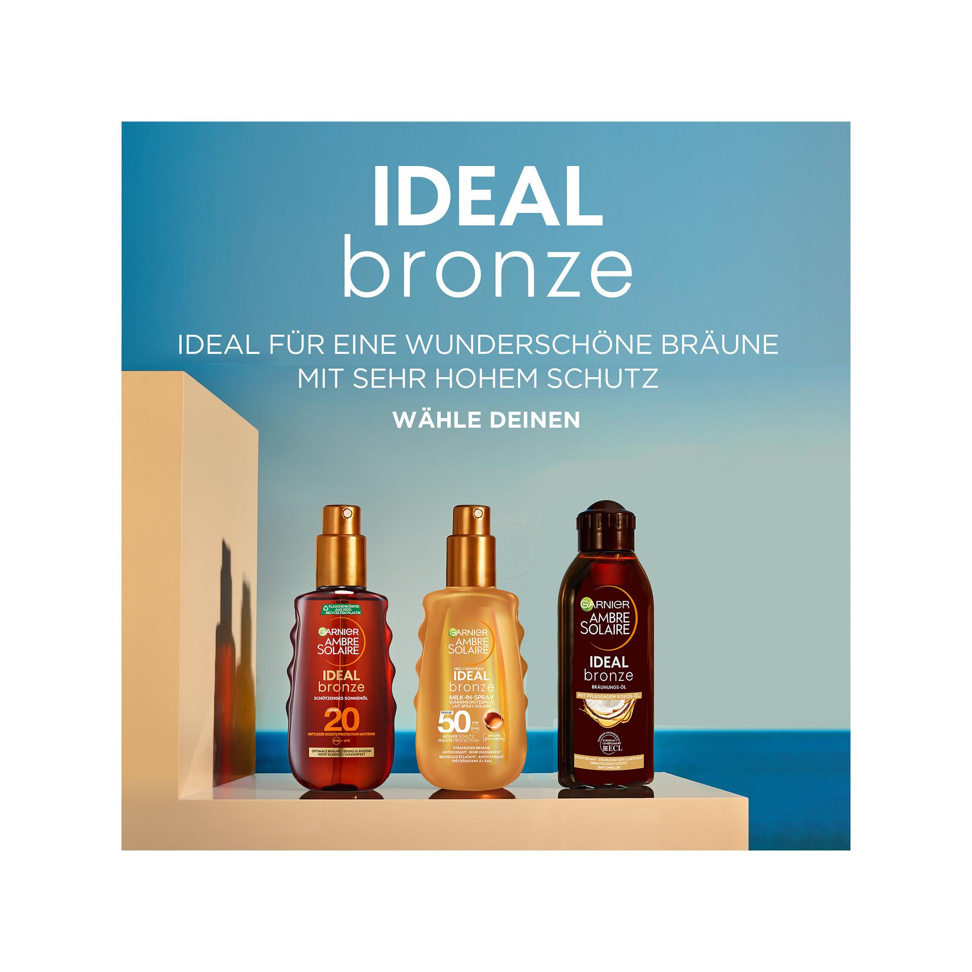 GARNIER  Ideal Bronze Milk-in-Spray Spray de protection solaire FPS 50 