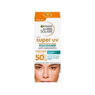 GARNIER  Super UV Sonnenschutzfluid Anti-Unreinheiten mit Niacinamid LSF 50+ 