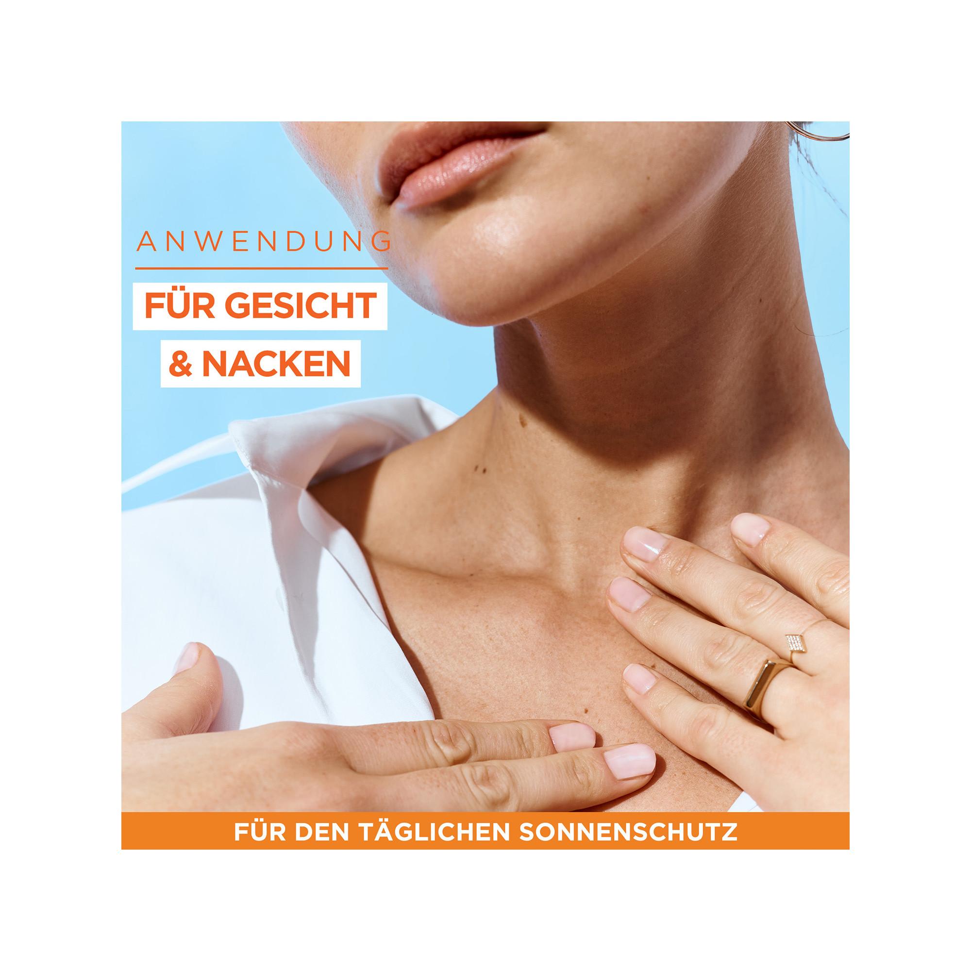 GARNIER  Super UV Sonnenschutzfluid Anti-Unreinheiten mit Niacinamid LSF 50+ 