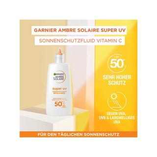 GARNIER  Super UV Sonnenschutzfluid Anti-Dark-Spots mit Vitamin C LSF 50+ 