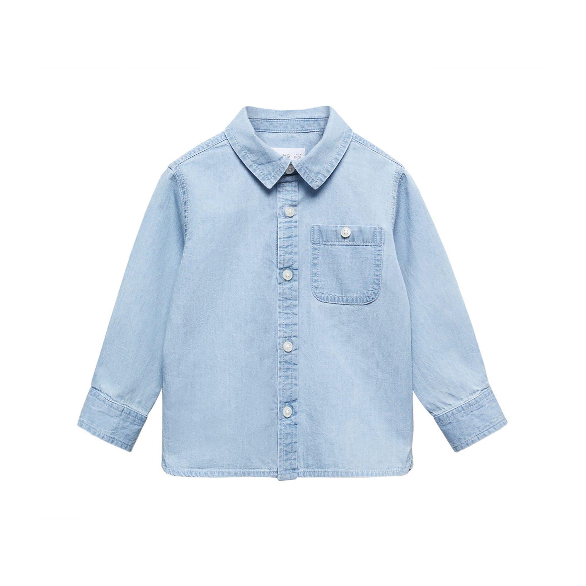 Image of Jeanshemd, Langarm Unisex Medium Stoned 3-4A