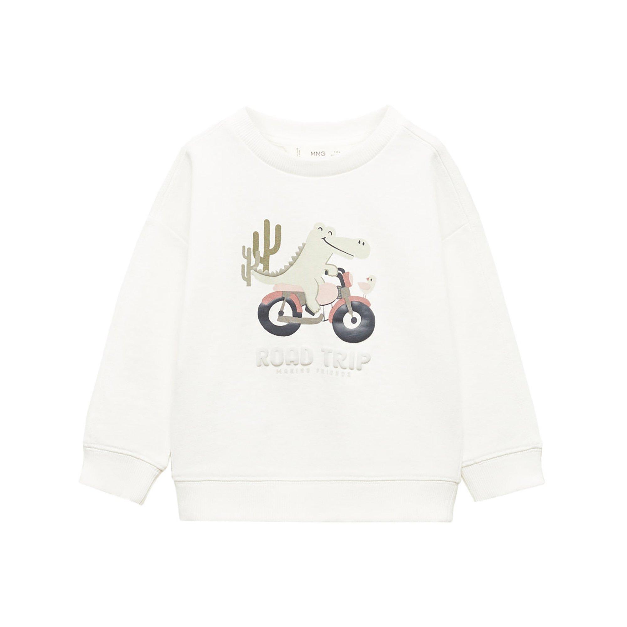 Image of Sweatshirt Unisex Offwhite 2-3A