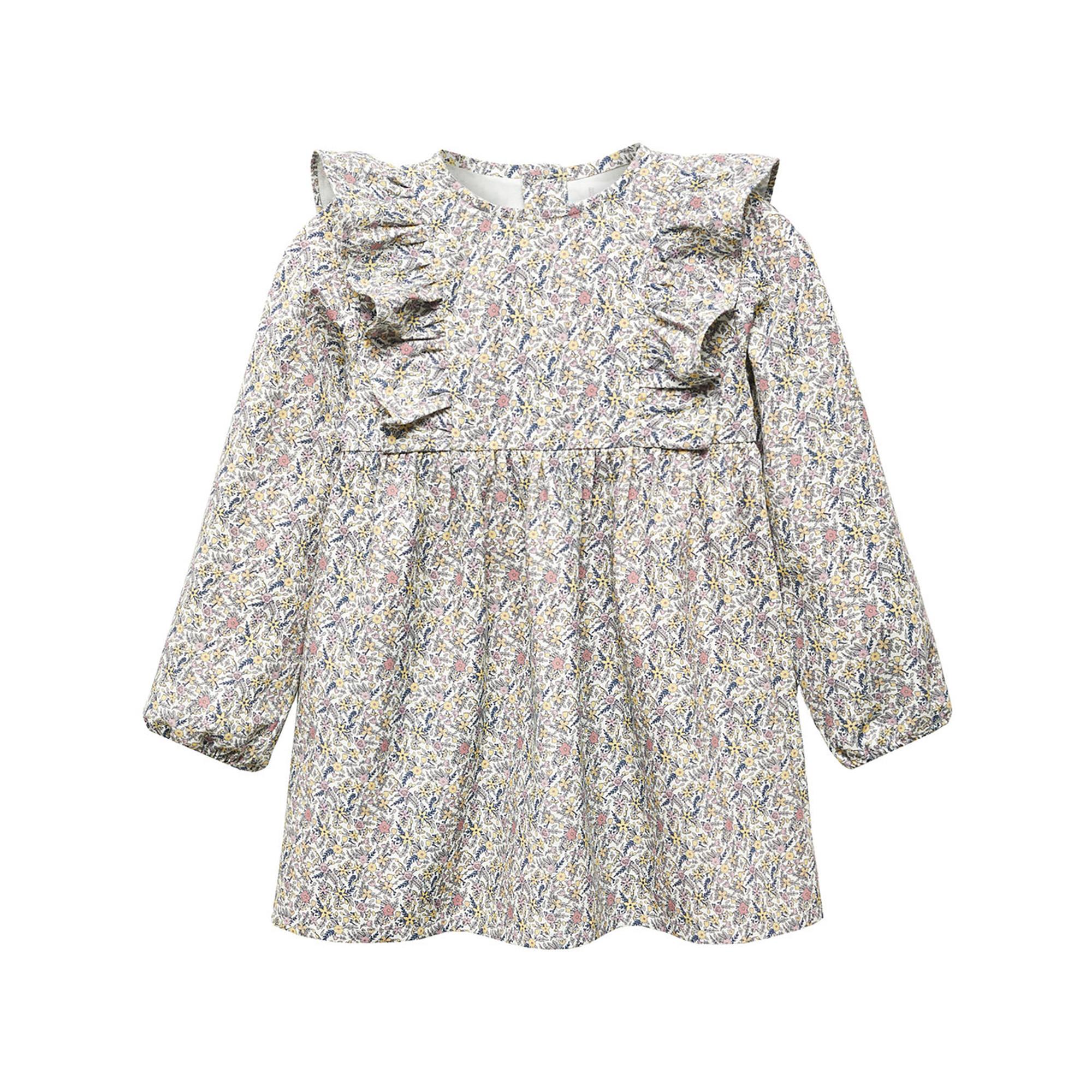 Image of Babykleid, Langarm Unisex Grau 2-3A