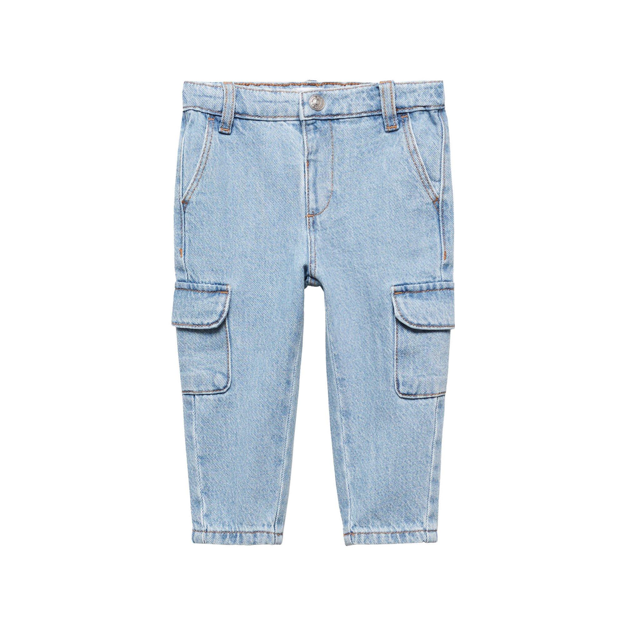 Image of Jeans Unisex Bleached Blau 12-18M