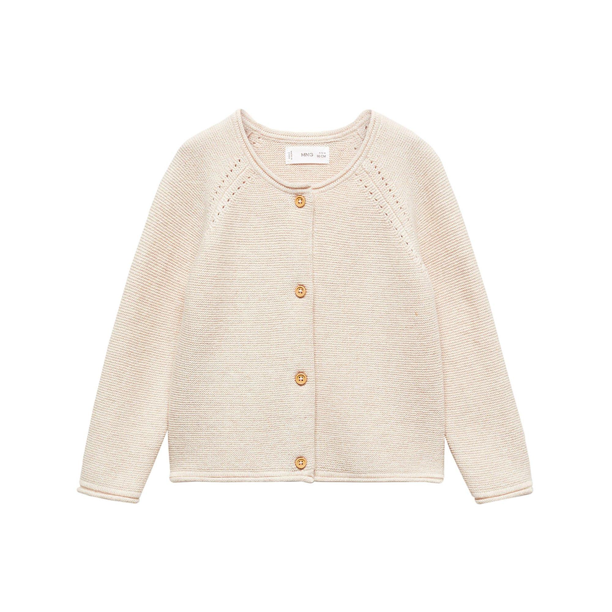 Image of Cardigan, Langarm Unisex Beige 12-18M