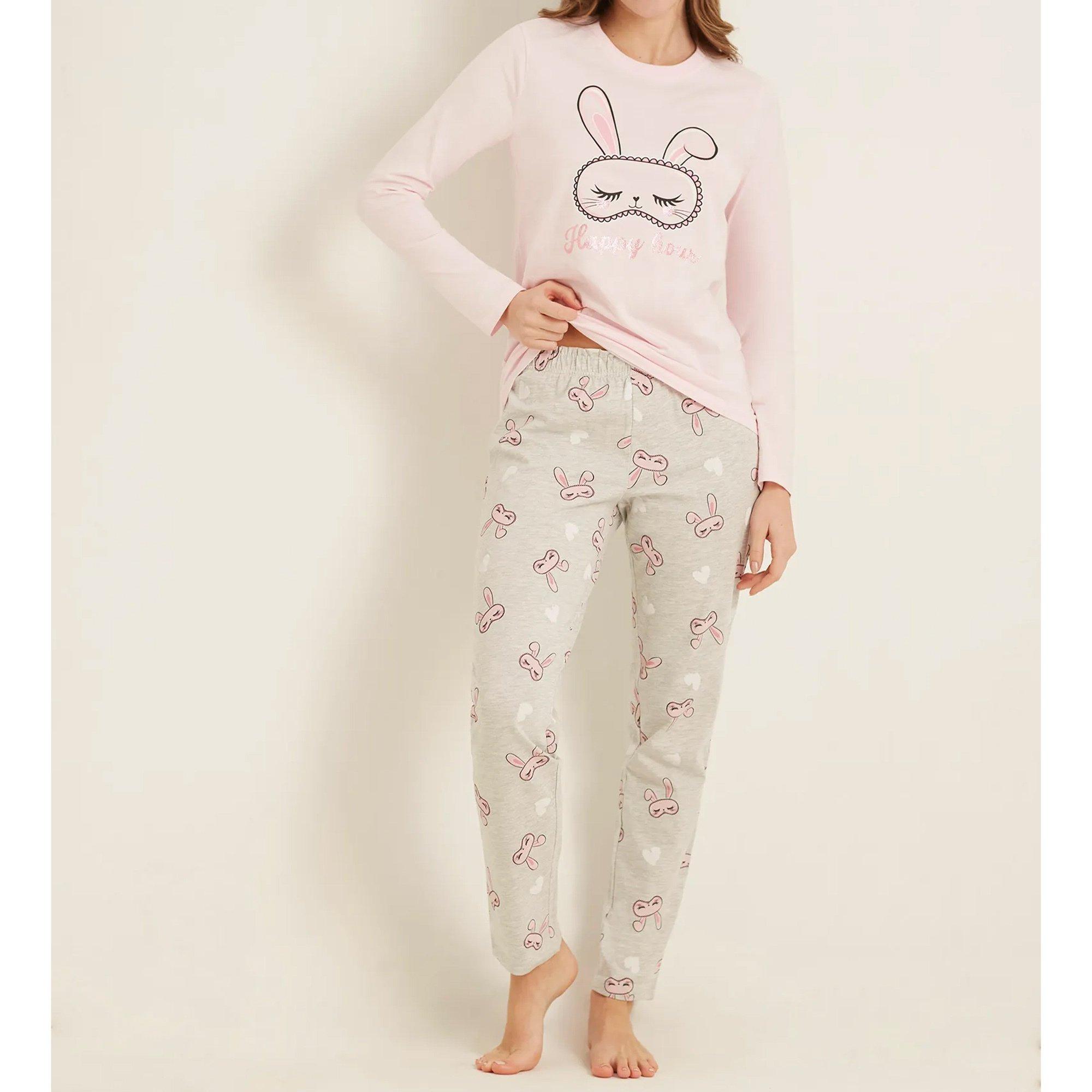 Image of Pyjama Damen Pink XL