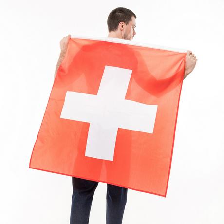 Manor Sport Bandiera Svizzera Bandiera 90x 60 cm 