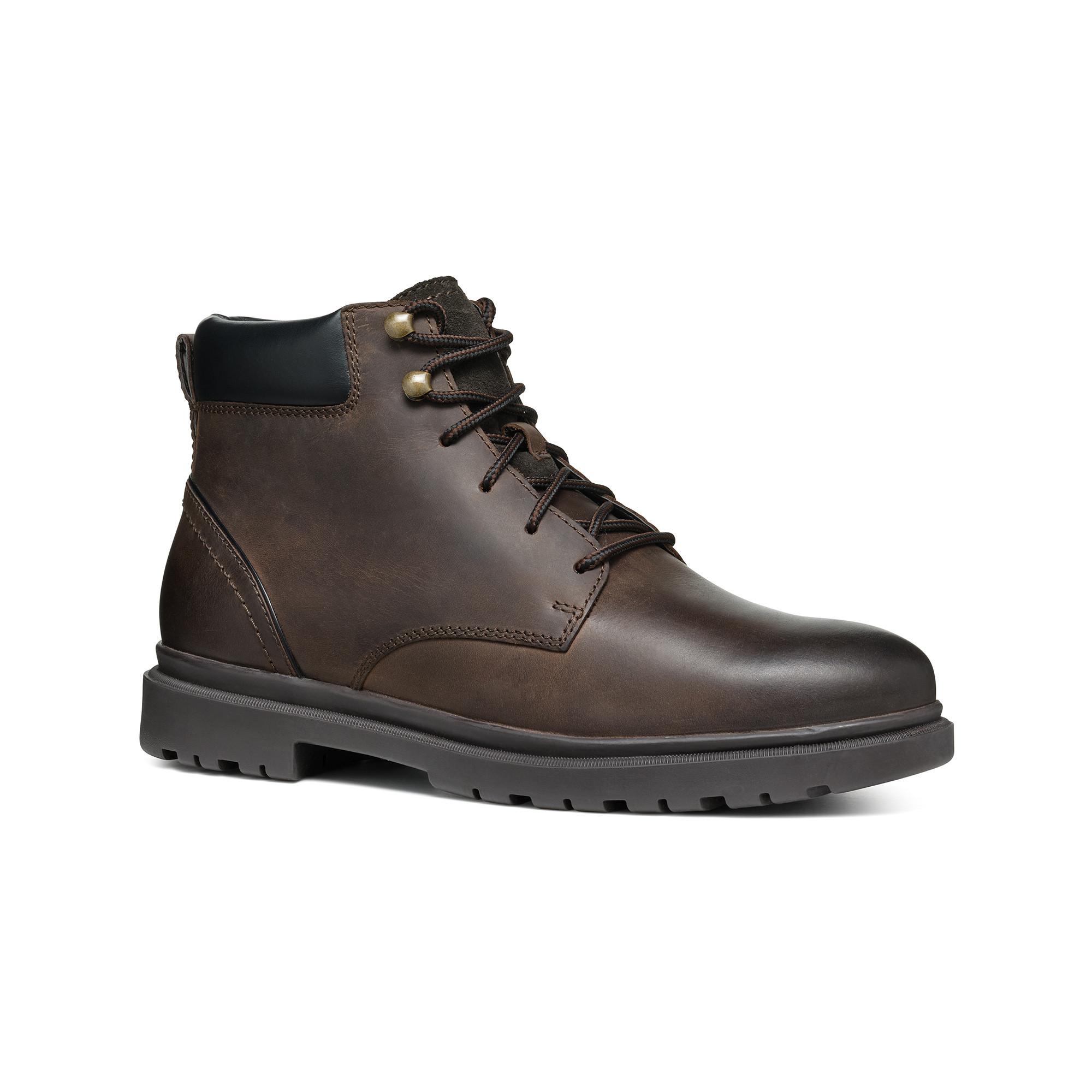 GEOX U ANDALO C - PELLE PULL UP Bottes, talon haut 