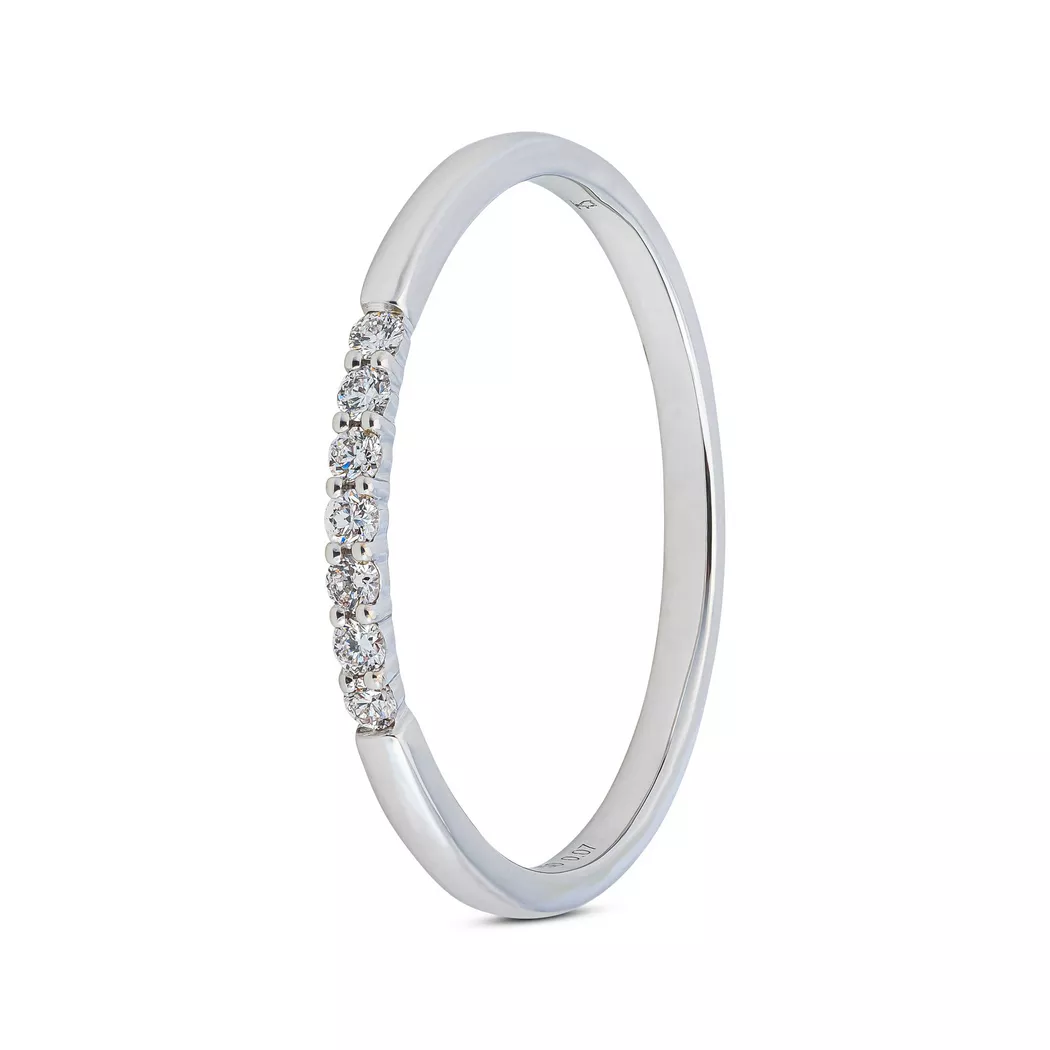 L' Atelier Gold 18 Karat by Manor - Ring, 56, Weissgold 2