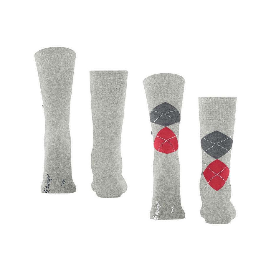 Burlington Everyday Mix Wadenlange Socken Duopack  