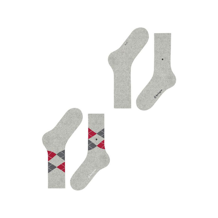 Burlington Everyday Mix Wadenlange Socken Duopack  