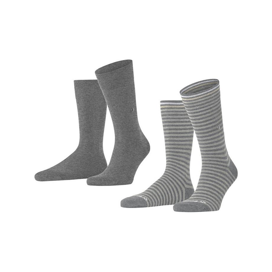 Burlington Everyday Stripe Mixed 2er-Pack Wadenlange Socken  