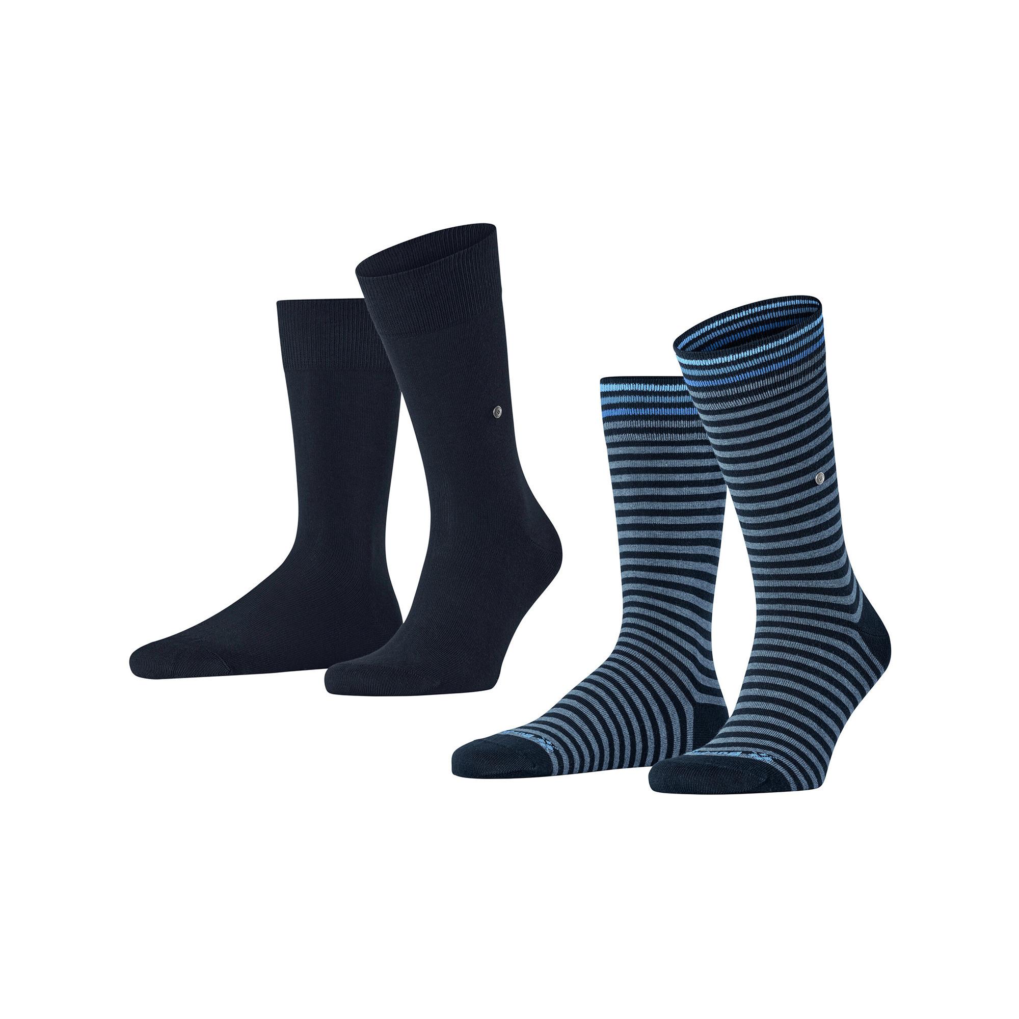 Burlington Everyday Stripe SO - Mixed 2-Pack Lot de 2 paires de chaussettes, hauteur mollet 