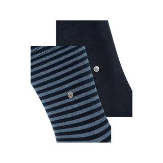 Burlington Everyday Stripe SO - Mixed 2-Pack Lot de 2 paires de chaussettes, hauteur mollet 