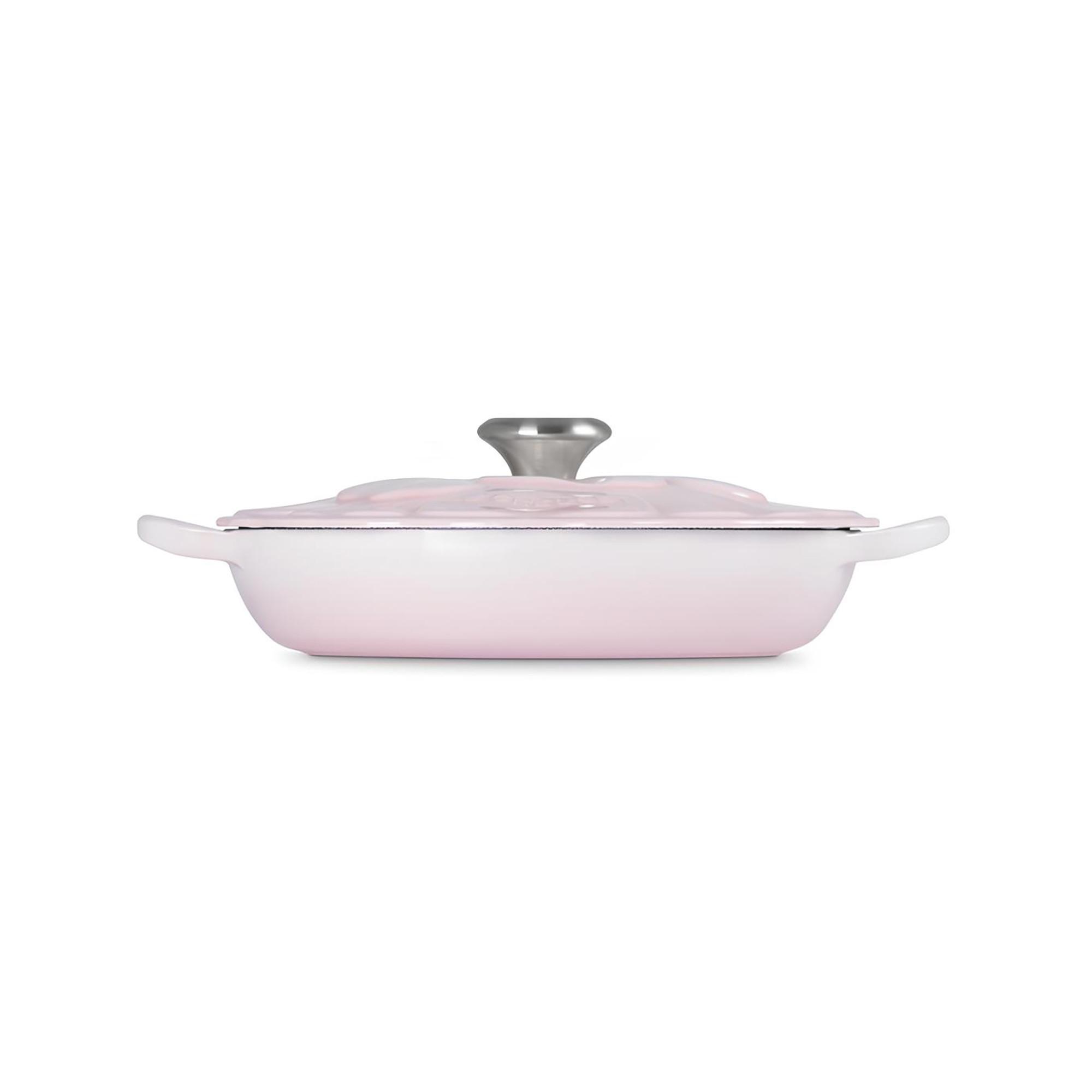 LE CREUSET Cocotte basse Fleur 