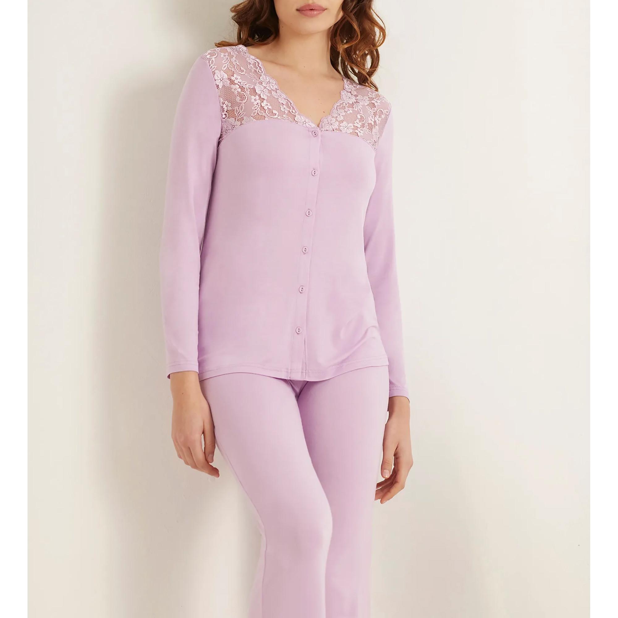 Image of Pyjama Damen Violett XL